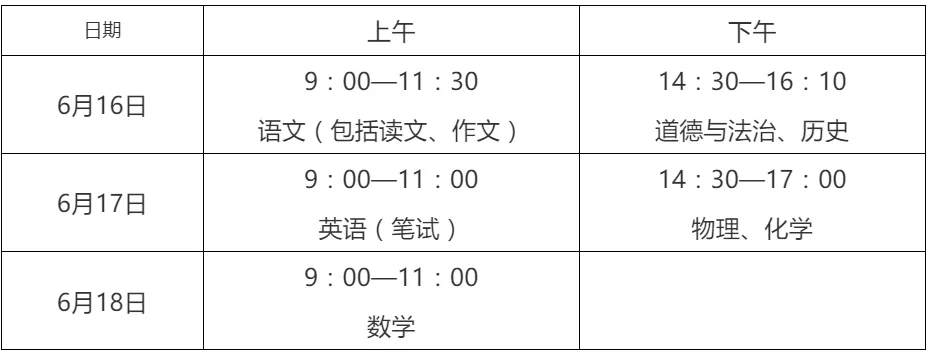 南通2024年中考时间确定! 第1张