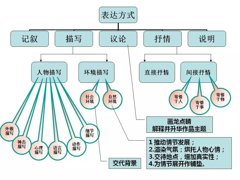 2024中考:初中语文《知识体系思维导图》 第7张 2024中考:初中语文《知识体系思维导图》 第7张