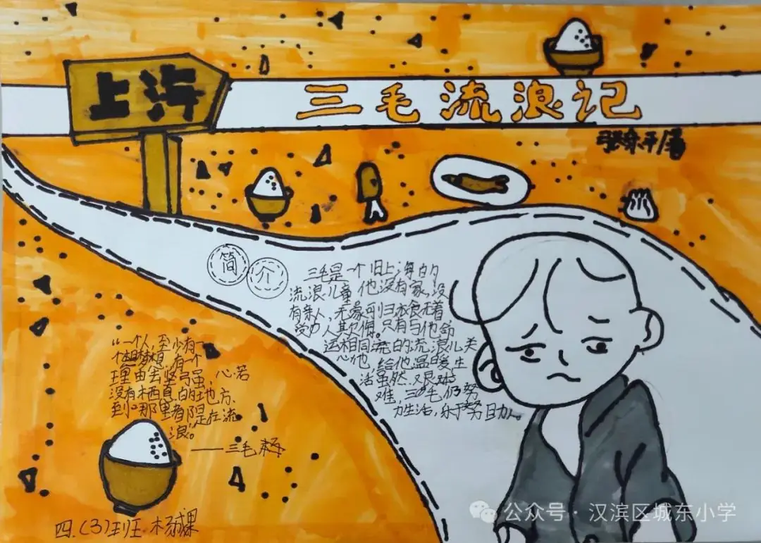 【 耕•读】汉滨区城东小学四年级开展“阅读小报”制作展示活动 第7张