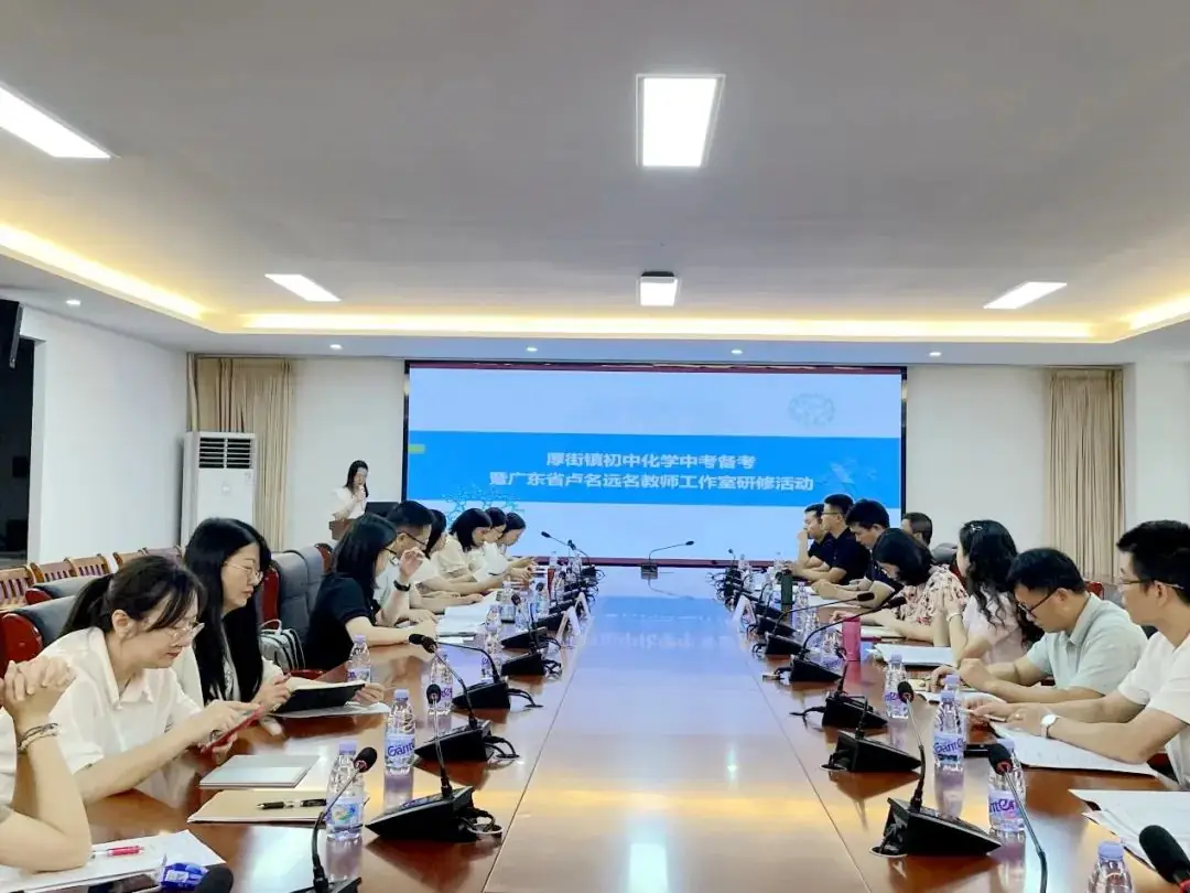 中考备考谋新策,名师引路启前程——厚街镇初中化学中考备考暨广东省卢名远名教师工作室研修活动 第9张