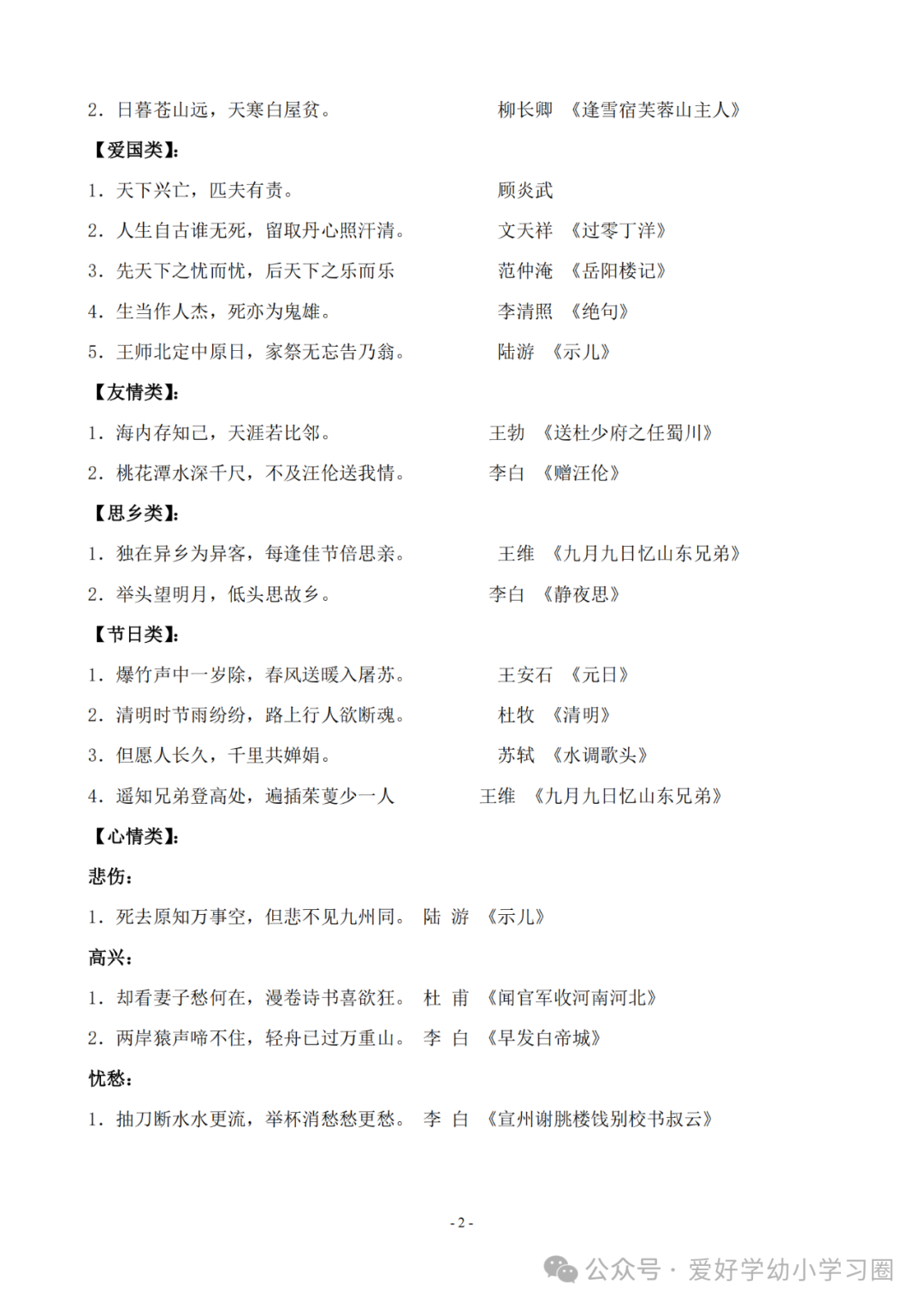小学语文文学常识大全 第3张 小学语文文学常识大全 第3张