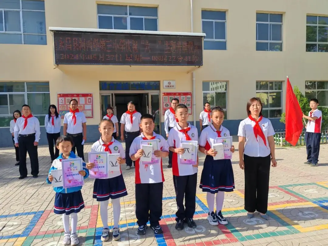 永昌县河西堡第三小学2024年庆“六一”新队员入队仪式 第20张