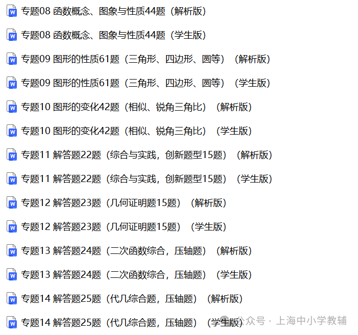 2024年上海中考各科二模试题及分类汇编(word版含解析) 第5张 2024年上海中考各科二模试题及分类汇编(word版含解析) 第5张