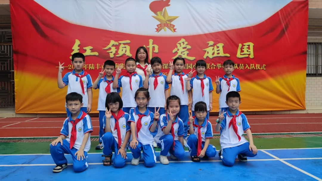 红领巾爱祖国——陆丰市东海街道中心小学、深圳市罗湖区桂园小学联合举行2024年新队员入队仪式 第114张 红领巾爱祖国——陆丰市东海街道中心小学、深圳市罗湖区桂园小学联合举行2024年新队员入队仪式 第114张