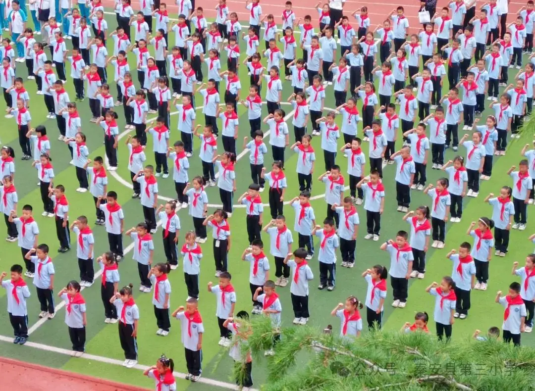 秦安县第三小学隆重举行2024 年新队员入队仪式暨2023—2024学年度“四星”学生表彰活动 第33张 秦安县第三小学隆重举行2024 年新队员入队仪式暨2023—2024学年度“四星”学生表彰活动 第33张