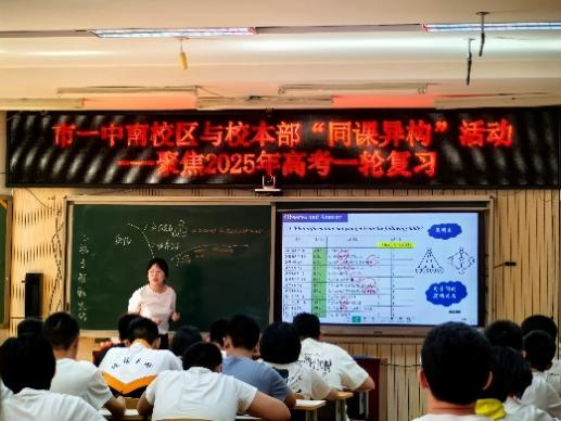 聚焦2025年高考一轮复习——市一中南校区与校本部英语组“同课异构”活动 第17张 聚焦2025年高考一轮复习——市一中南校区与校本部英语组“同课异构”活动 第17张