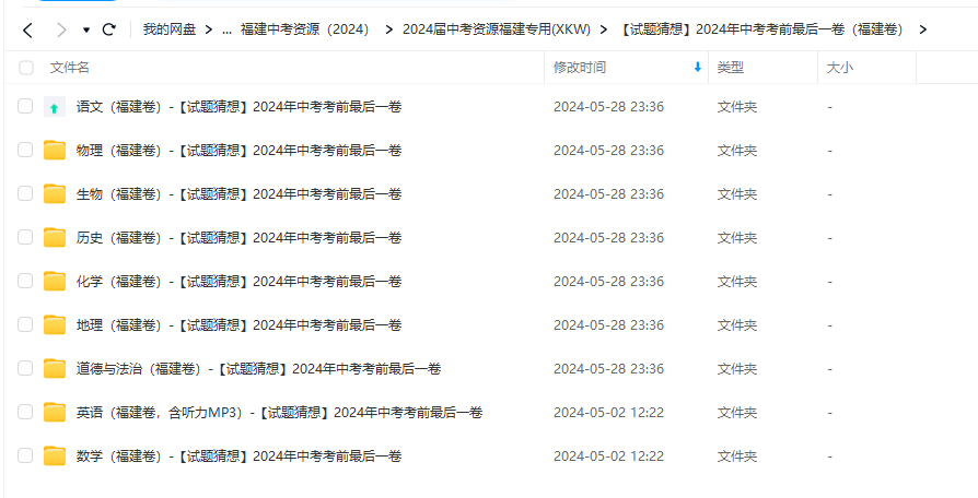 【福建中考】【试题猜想】2024年中考考前最后一卷(福建卷) 第12张 【福建中考】【试题猜想】2024年中考考前最后一卷(福建卷) 第12张