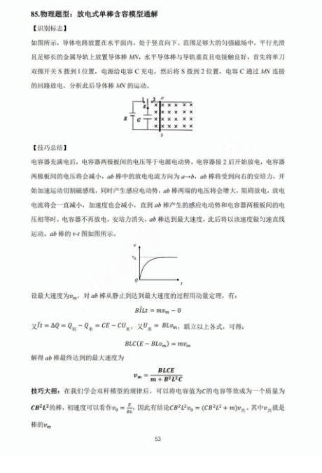 【高考物理】高考中高频的108个模型总结及配套提能例题(建议收藏) 第53张 【高考物理】高考中高频的108个模型总结及配套提能例题(建议收藏) 第53张