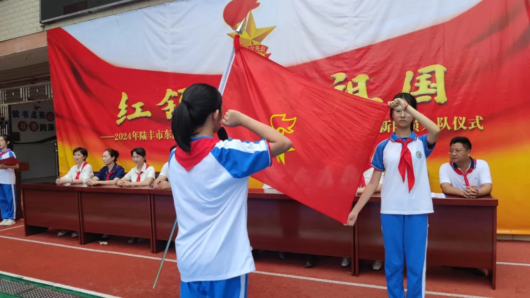 红领巾爱祖国——陆丰市东海街道中心小学、深圳市罗湖区桂园小学联合举行2024年新队员入队仪式 第54张 红领巾爱祖国——陆丰市东海街道中心小学、深圳市罗湖区桂园小学联合举行2024年新队员入队仪式 第54张