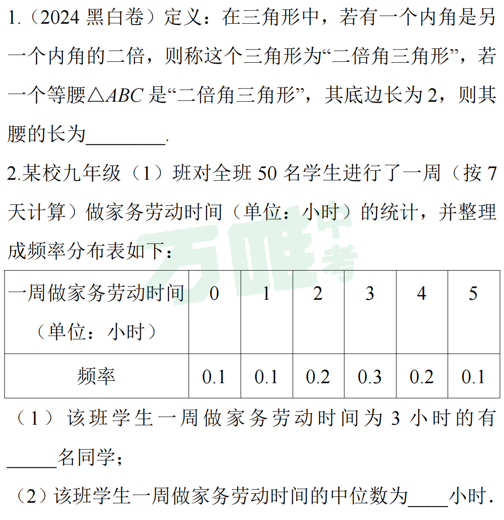 【冲刺中考】中考数学高频易错点梳理,考前必看! 第2张 【冲刺中考】中考数学高频易错点梳理,考前必看! 第2张
