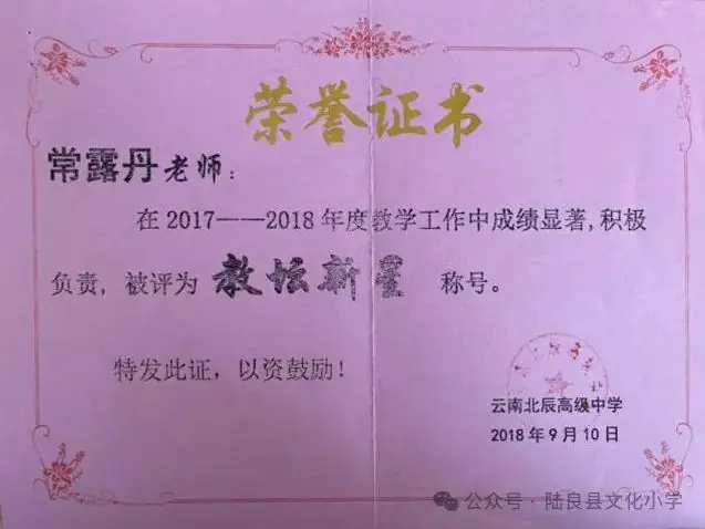 点亮智慧之灯  筑梦数学未来—— 文化小学数学教师常露丹教育工作纪实 第10张