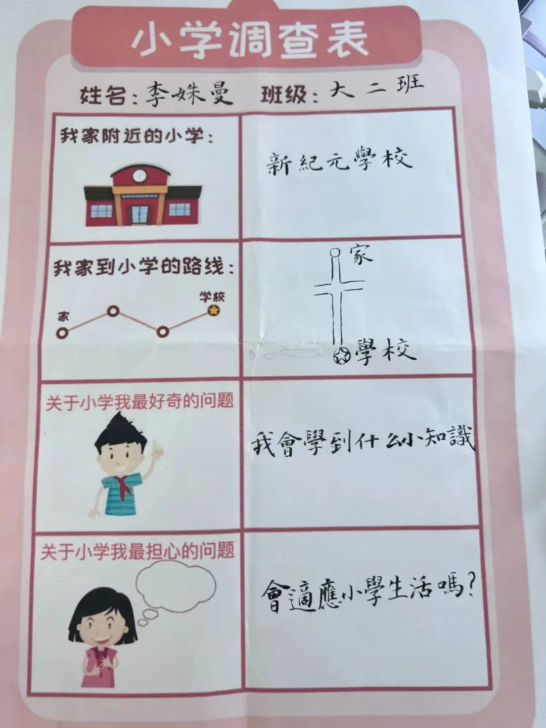 【澄.课程】澄娒娒“趣”小学——大班段《走向小学》主题探究故事 第10张 【澄.课程】澄娒娒“趣”小学——大班段《走向小学》主题探究故事 第10张