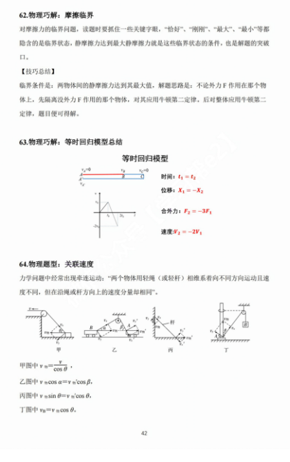【高考物理】高考中高频的108个模型总结及配套提能例题(建议收藏) 第42张 【高考物理】高考中高频的108个模型总结及配套提能例题(建议收藏) 第42张