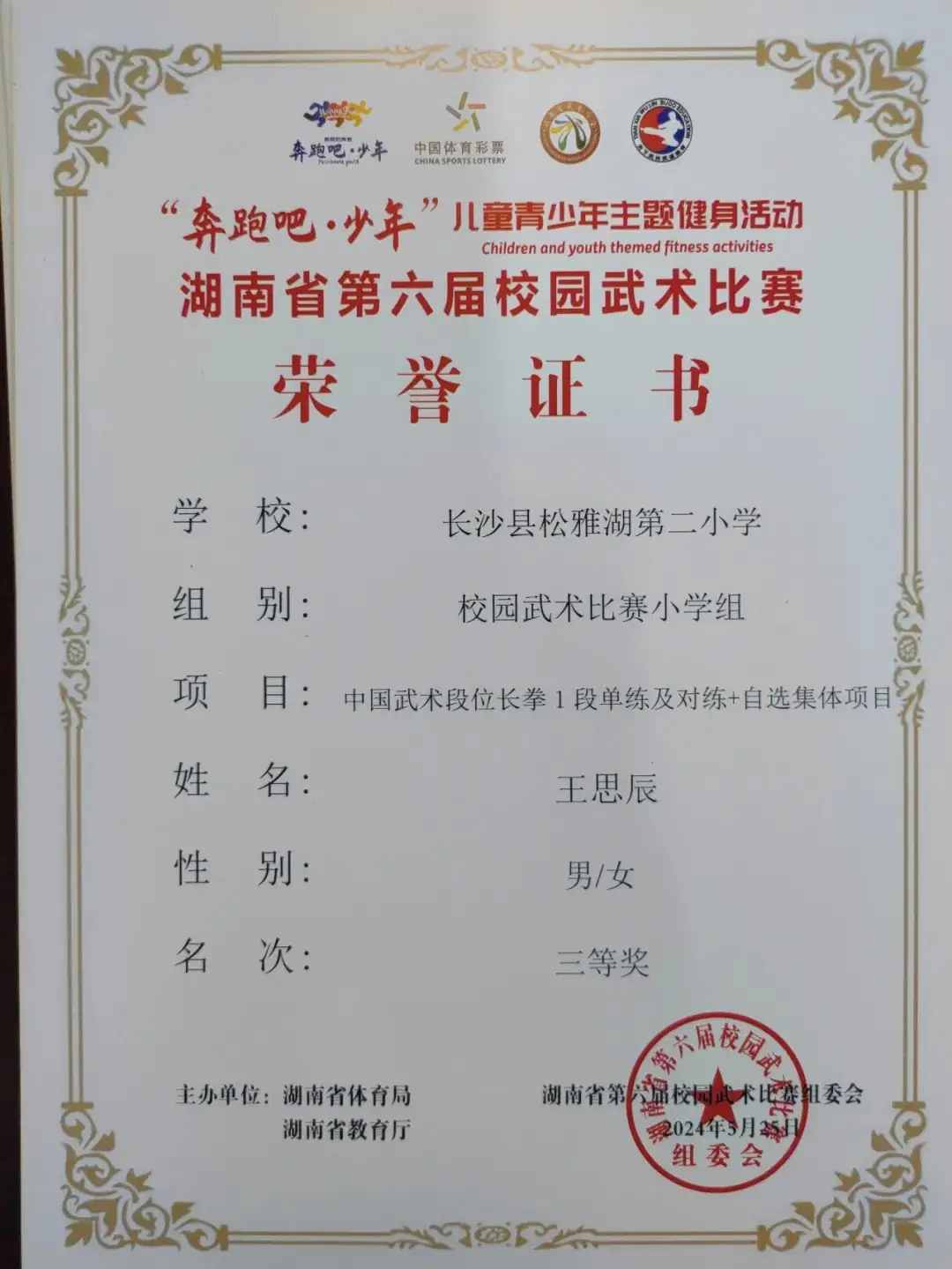 【喜报】热烈祝贺长沙县松雅湖第二小学在湖南省第六届校园武术比赛中喜获佳绩 第25张 【喜报】热烈祝贺长沙县松雅湖第二小学在湖南省第六届校园武术比赛中喜获佳绩 第25张