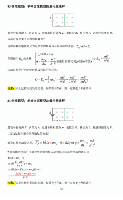 【高考物理】高考中高频的108个模型总结及配套提能例题(建议收藏) 第52张 【高考物理】高考中高频的108个模型总结及配套提能例题(建议收藏) 第52张