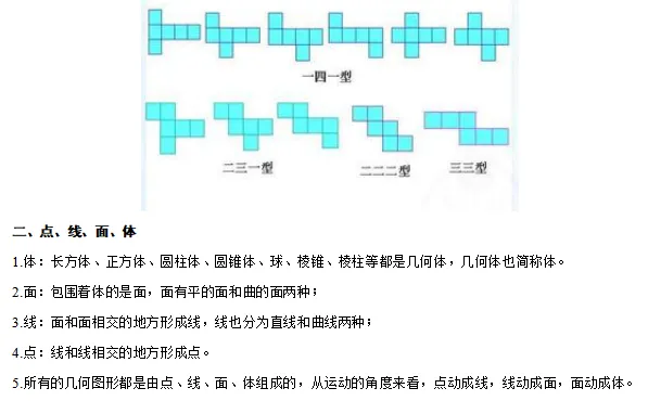 【中考数学】2024年中考数学知识考点梳理(记诵版) 第33张 【中考数学】2024年中考数学知识考点梳理(记诵版) 第33张