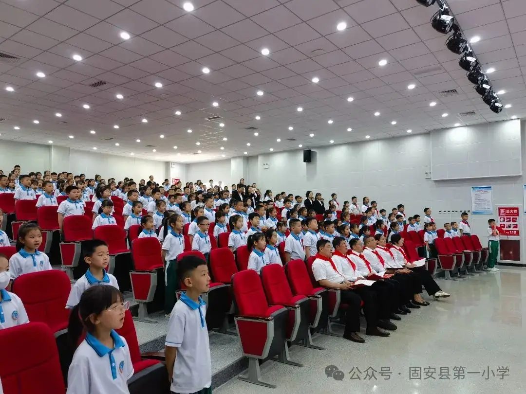 红领巾 爱祖国——固安县第一小学新队员入队仪式-第17张图片-四季读书网