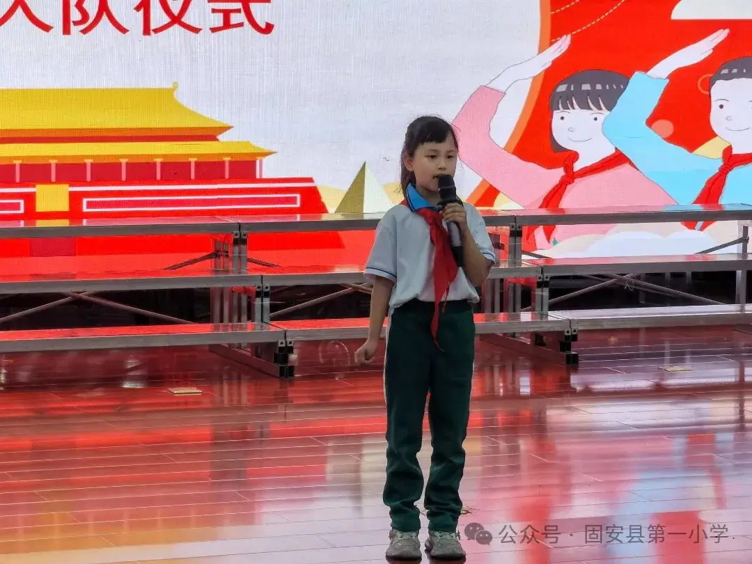 红领巾 爱祖国——固安县第一小学新队员入队仪式-第29张图片-四季读书网