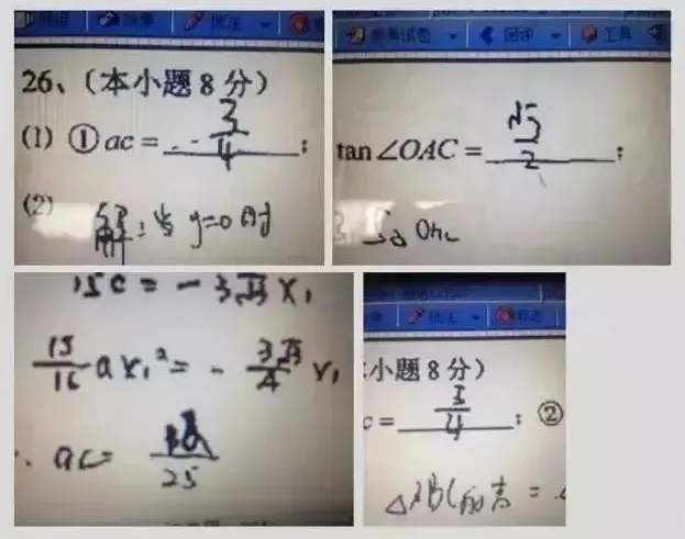 高考试卷扫描后是什么样子的? 第8张 高考试卷扫描后是什么样子的? 第8张