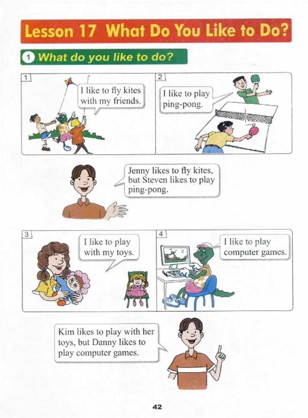 冀教版小学英语四年级下册Lesson17(附本课单词朗读、课文朗读、课文翻译及重点句 第1张 冀教版小学英语四年级下册Lesson17(附本课单词朗读、课文朗读、课文翻译及重点句 第1张