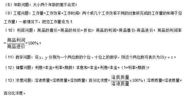 【中考数学】2024年中考数学知识考点梳理(记诵版) 第23张 【中考数学】2024年中考数学知识考点梳理(记诵版) 第23张