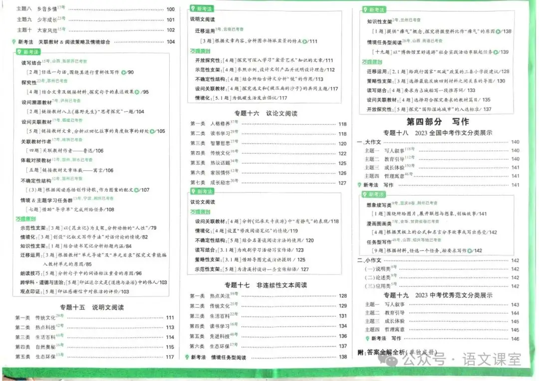 中考语文真题专项训练 第5张 中考语文真题专项训练 第5张