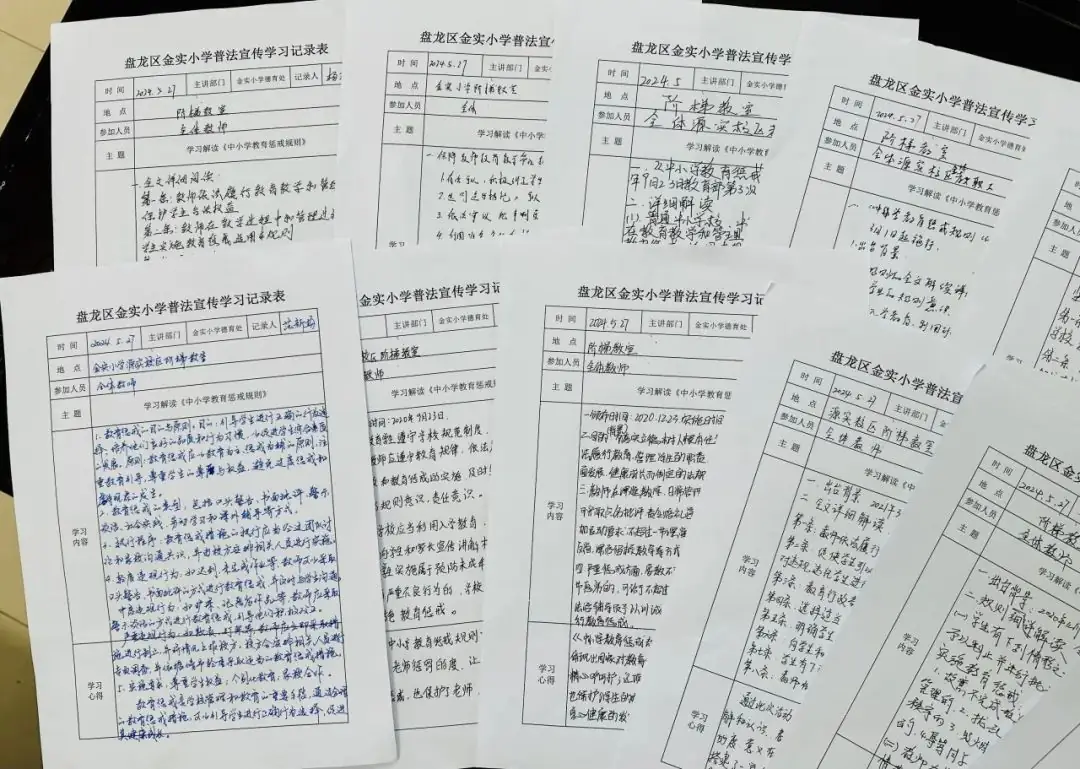 【金实小学】坚守师德底线  塑造师风典范——金实小学学习《中小学教育惩戒规则》 第11张