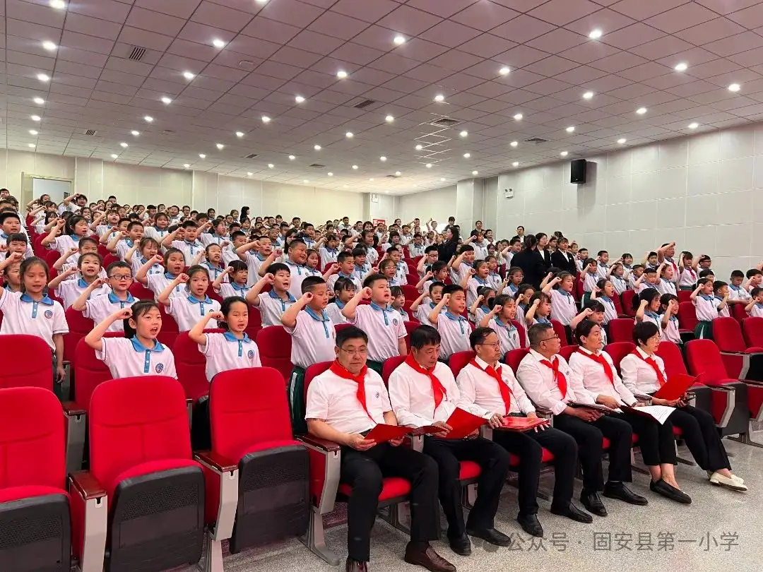 红领巾 爱祖国——固安县第一小学新队员入队仪式-第44张图片-四季读书网