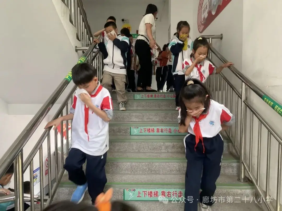 廊坊市第二十八小学开展防震、消防逃生演练活动 第13张 廊坊市第二十八小学开展防震、消防逃生演练活动 第13张