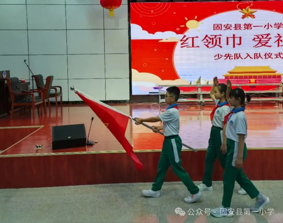 红领巾 爱祖国——固安县第一小学新队员入队仪式-第46张图片-四季读书网