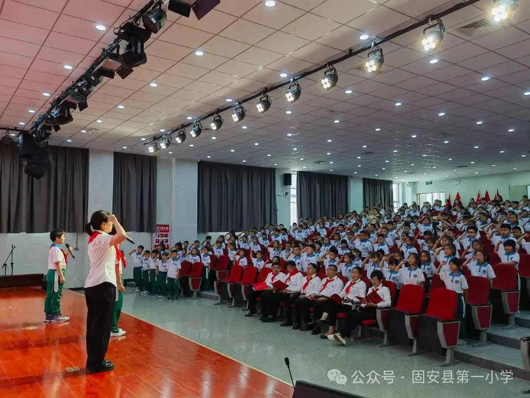 红领巾 爱祖国——固安县第一小学新队员入队仪式-第43张图片-四季读书网