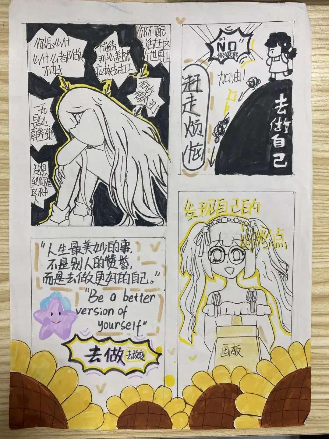 漫画心语 润心成长——西锦小学举行首届心理漫画比赛 第9张 漫画心语 润心成长——西锦小学举行首届心理漫画比赛 第9张