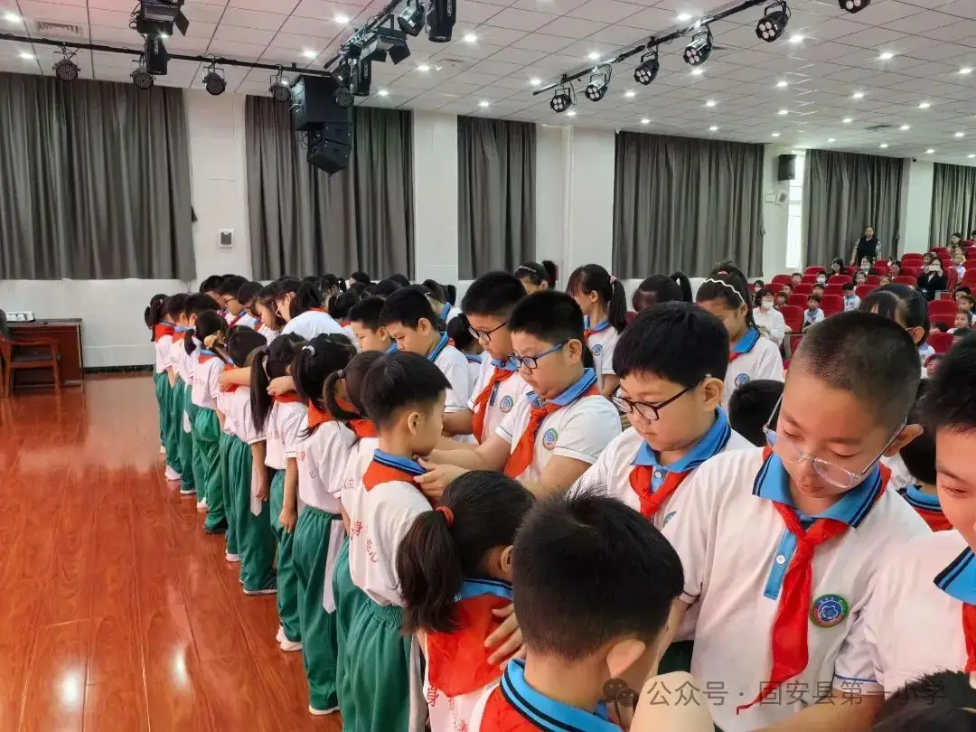 红领巾 爱祖国——固安县第一小学新队员入队仪式-第22张图片-四季读书网