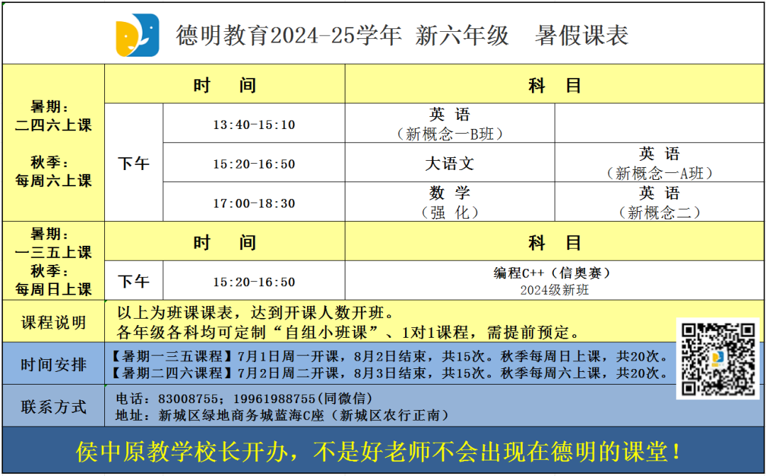 找有经验的好老师,到德明教育 | 暑期小学、初中、高中开课在即! 第4张 找有经验的好老师,到德明教育 | 暑期小学、初中、高中开课在即! 第4张