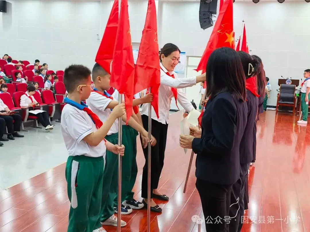 红领巾 爱祖国——固安县第一小学新队员入队仪式-第37张图片-四季读书网
