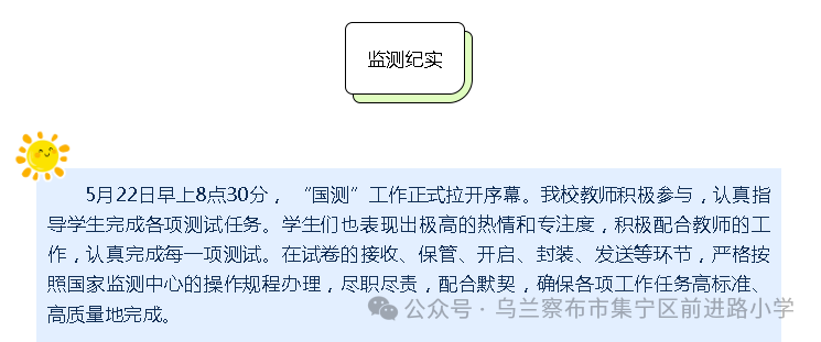 齐心迎国测,凝心提质量—集宁区前进路小学国家义务教育质量检测活动纪实 第6张 齐心迎国测,凝心提质量—集宁区前进路小学国家义务教育质量检测活动纪实 第6张