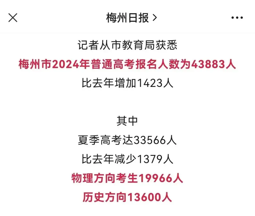 时间有变!广东推迟打印高考准考证?全省或超76万人考试 第12张