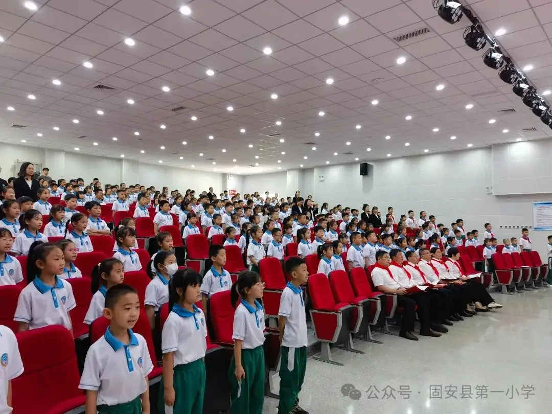 红领巾 爱祖国——固安县第一小学新队员入队仪式-第16张图片-四季读书网