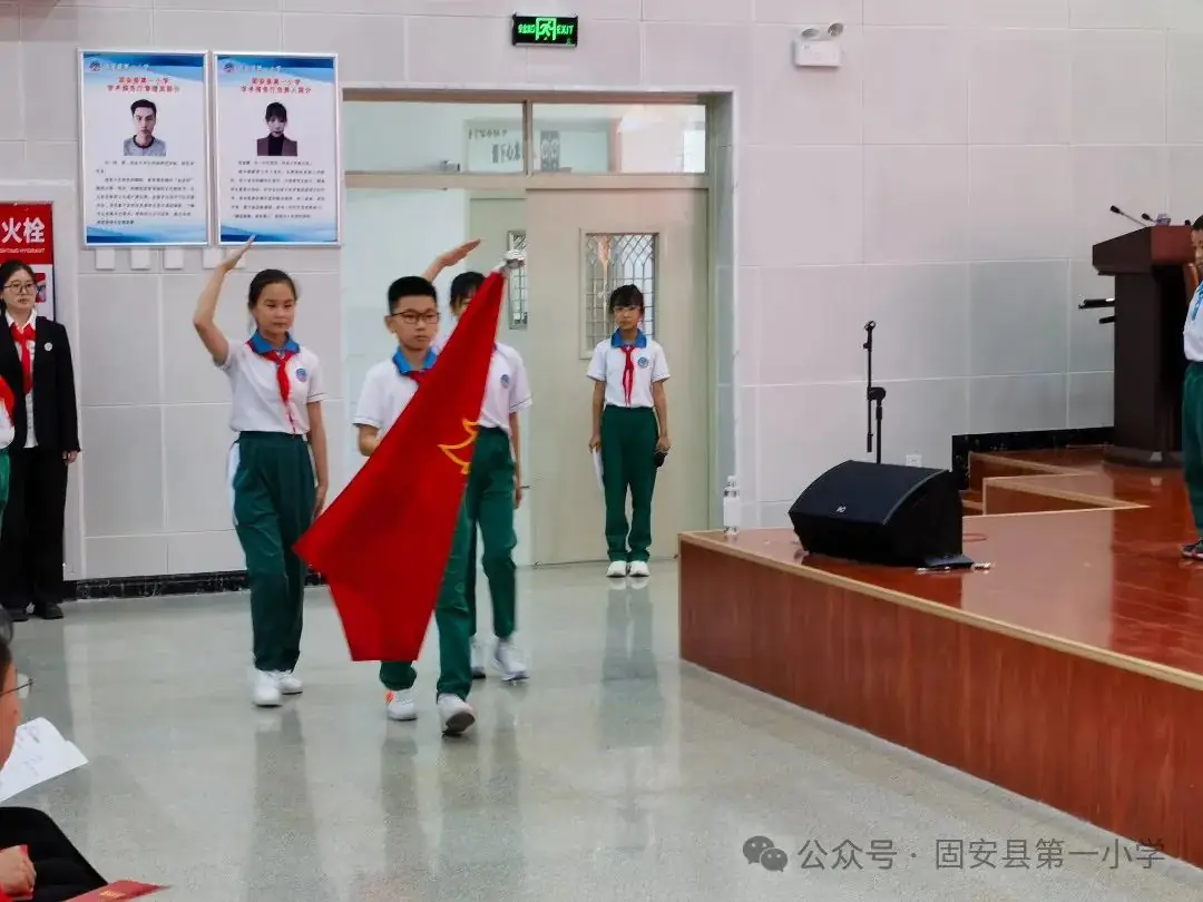 红领巾 爱祖国——固安县第一小学新队员入队仪式-第15张图片-四季读书网
