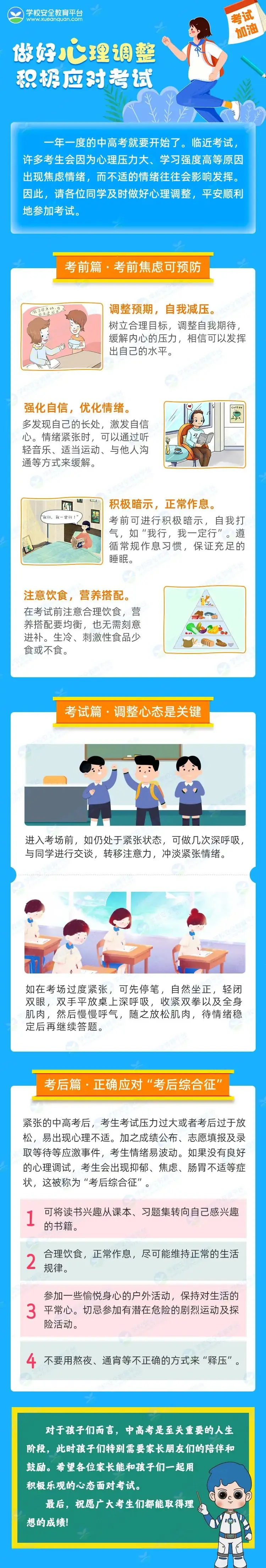 考试在即 如何应对中高考压力?谨以此文献给所有奋战在中高考一线的孩子们 第4张 考试在即 如何应对中高考压力?谨以此文献给所有奋战在中高考一线的孩子们 第4张