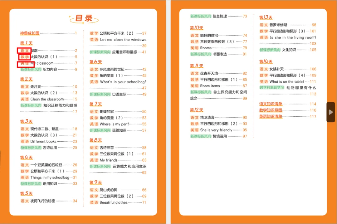 重磅新品|小学暑假28天规划,复习期末重点,衔接新学期,语数英都包含! 第7张 重磅新品|小学暑假28天规划,复习期末重点,衔接新学期,语数英都包含! 第7张