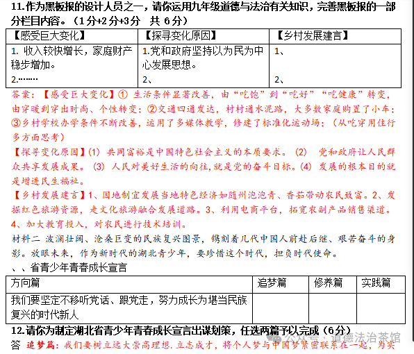 终极押题!2024年中考道法时政热点专题精华版+解题技巧及实战经验总结经典(附答案) 第10张 终极押题!2024年中考道法时政热点专题精华版+解题技巧及实战经验总结经典(附答案) 第10张