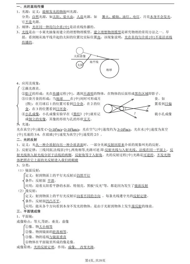 中考必备!初中物理学霸笔记领取(电子版) 第6张