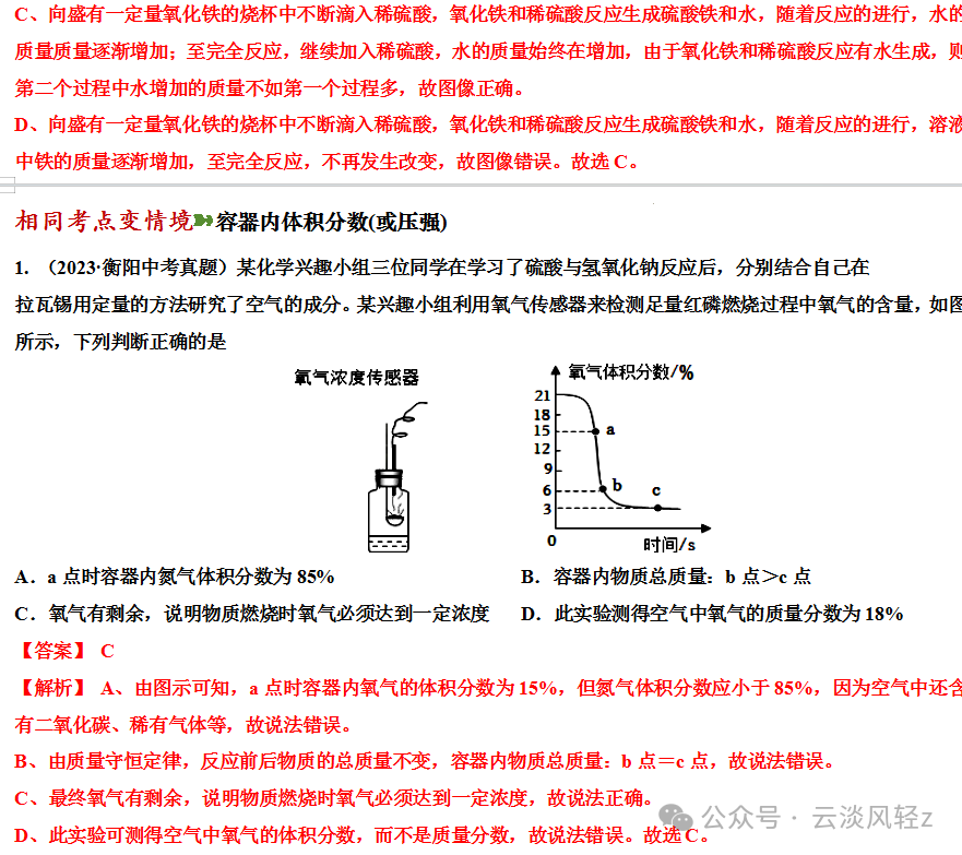 中考化学答题技巧3-----坐标曲线题 第26张 中考化学答题技巧3-----坐标曲线题 第26张