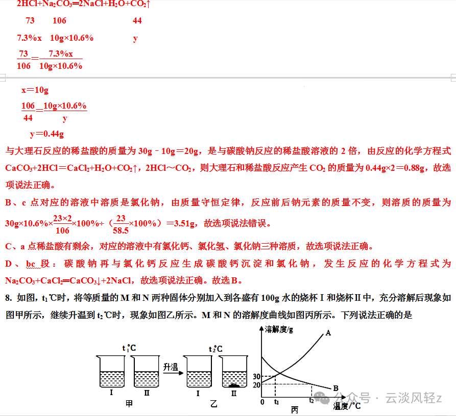 中考化学答题技巧3-----坐标曲线题 第35张 中考化学答题技巧3-----坐标曲线题 第35张