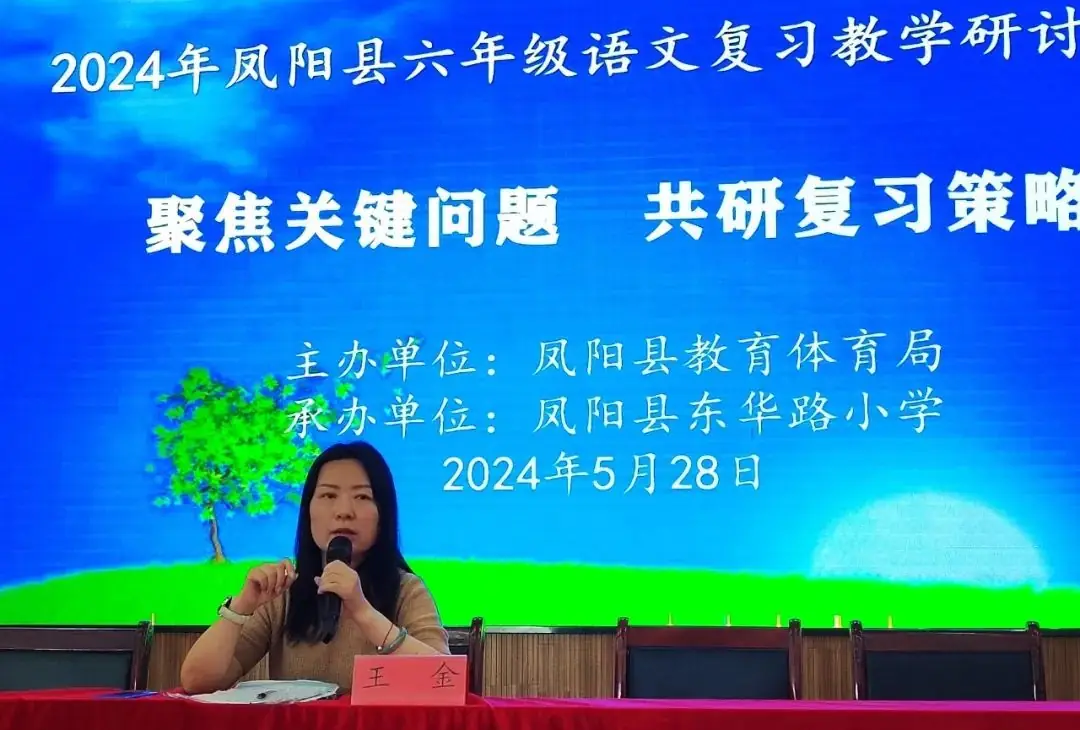 凤阳县沈珺小学语文名师工作室参加凤阳县“聚焦关键问题 共研复习策略”六年级语文复习研讨活动 第31张