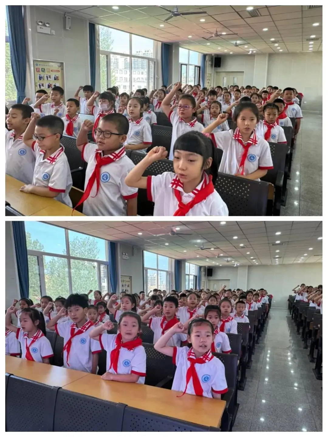 “学习新思想 做好接班人”固安县第二小学一年级第一批新少先队员入队仪式-第15张图片-四季读书网 “学习新思想 做好接班人”固安县第二小学一年级第一批新少先队员入队仪式-第15张图片-四季读书网
