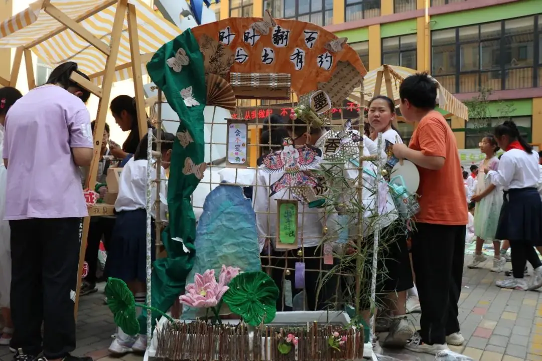 集合!育林喊你来逛国风市集啦——育林小学六一系列活动之爱心义卖 第22张