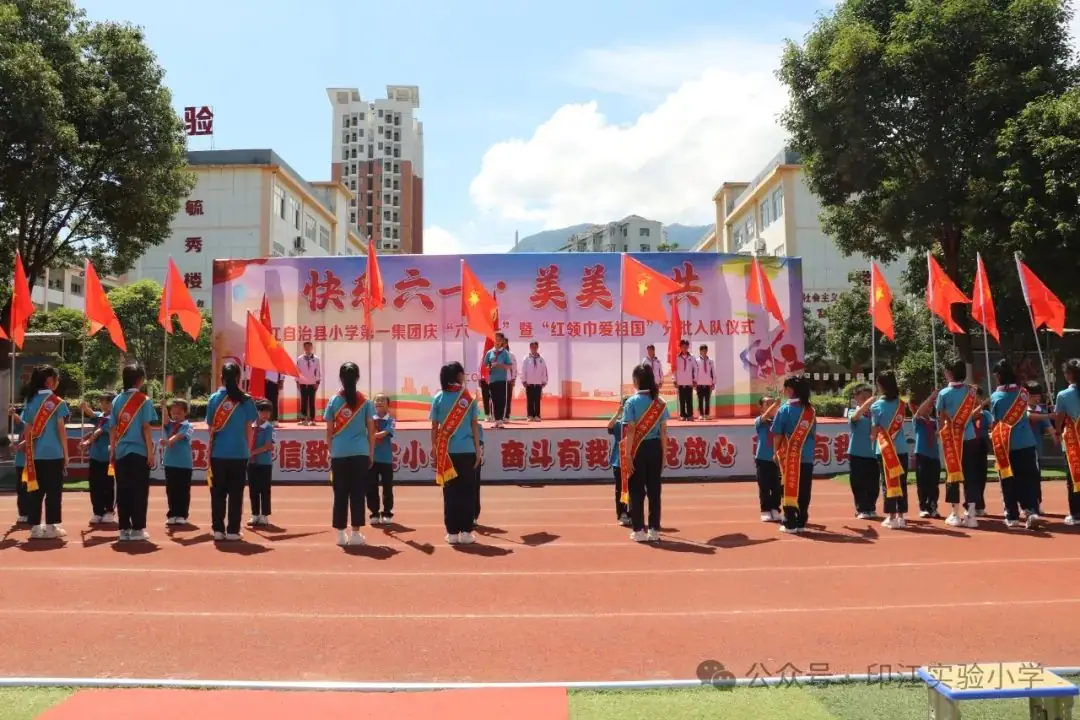 红领巾爱祖国——印江自治县小学第一集团举行2023级首批新队员入队仪式 第38张