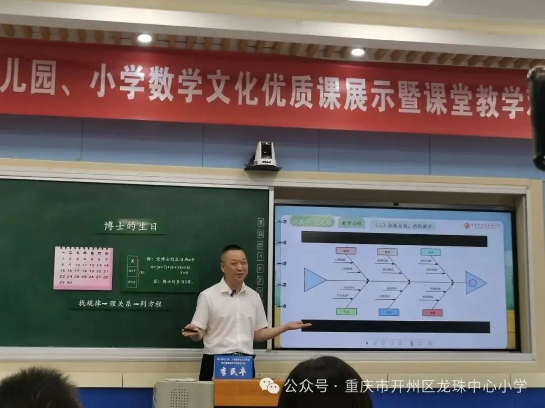 热烈祝贺龙珠小学李民丰老师在第十届全国小学数学文化优质课展示暨课堂教学观摩会中荣获说课比赛一等奖! 第10张 热烈祝贺龙珠小学李民丰老师在第十届全国小学数学文化优质课展示暨课堂教学观摩会中荣获说课比赛一等奖! 第10张